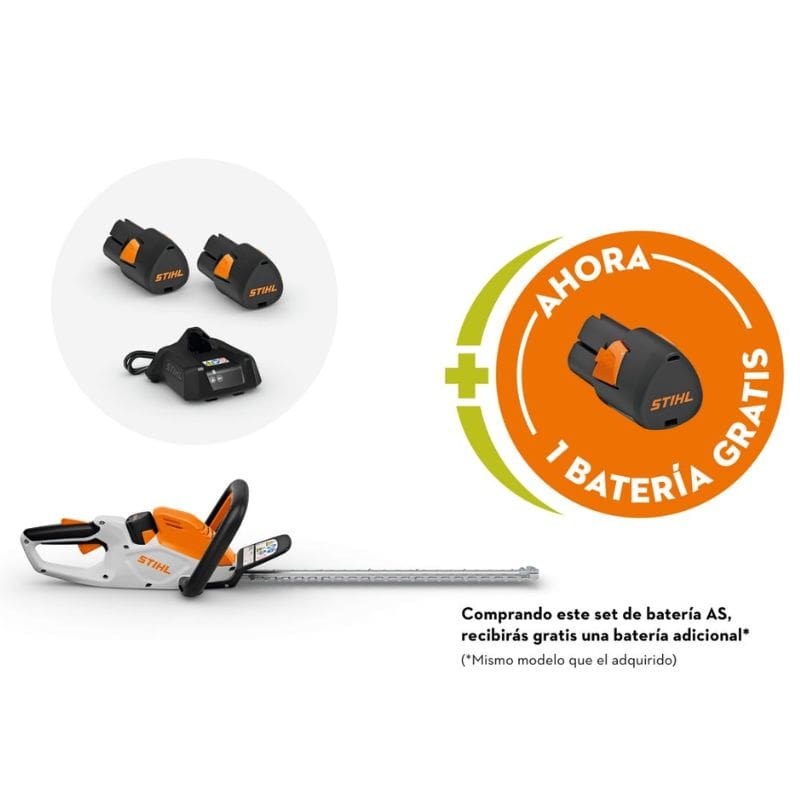 OFERTA ESPECIAL HSA 40 CON BATERIA STIHL AS 2 DE REGALO