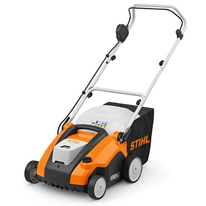 PIRFIL IZQUIERDO DONDE VEMOS LA RULETA DE REGULACION DE ESCARIFADO DEL RLA 240 BY STIHL